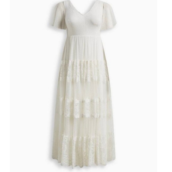 Torrid boho wedding gown - Picture 5 of 7